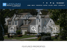 Tablet Screenshot of carolinasrealtygroup.com